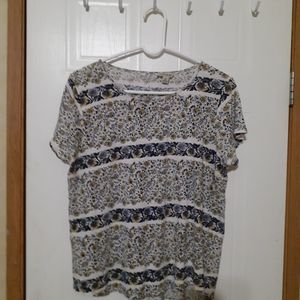 Lucky Brand short sleeved blouse
